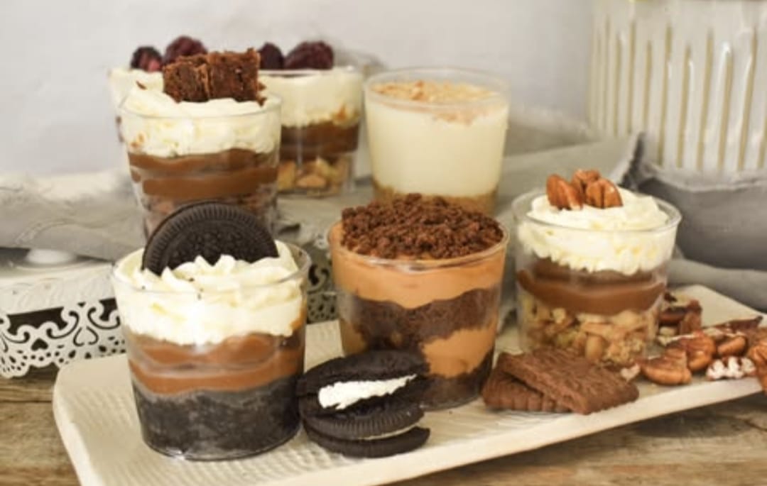 Vasitos de postre variados